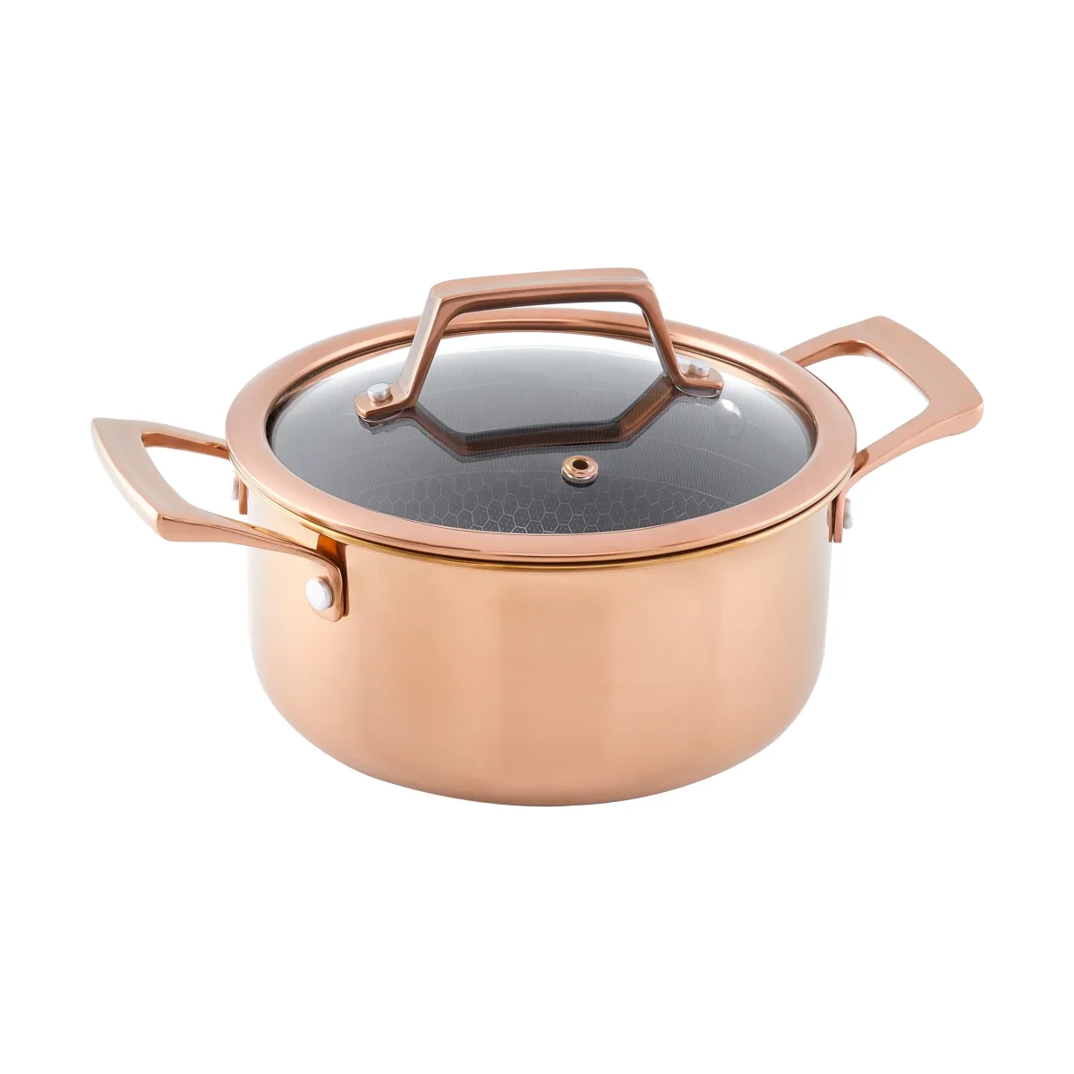 Hâws Santo gryta med lock hybrid 2,2 L Rose Gold - Bild 2