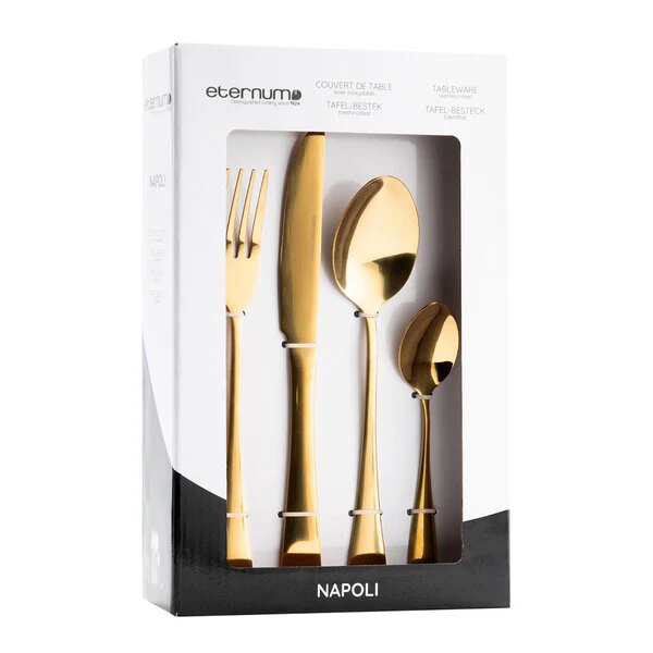 Eternum Napoli bestickset 16 delar guld - Bild 2