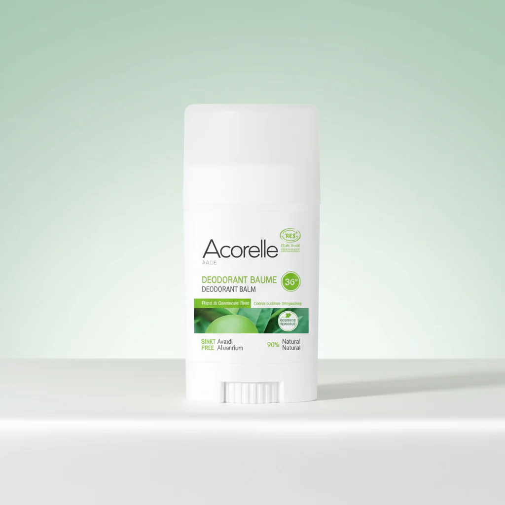 Acorelle Deodorant Stick Balm med citron och mandarin 40gr - Bild 2