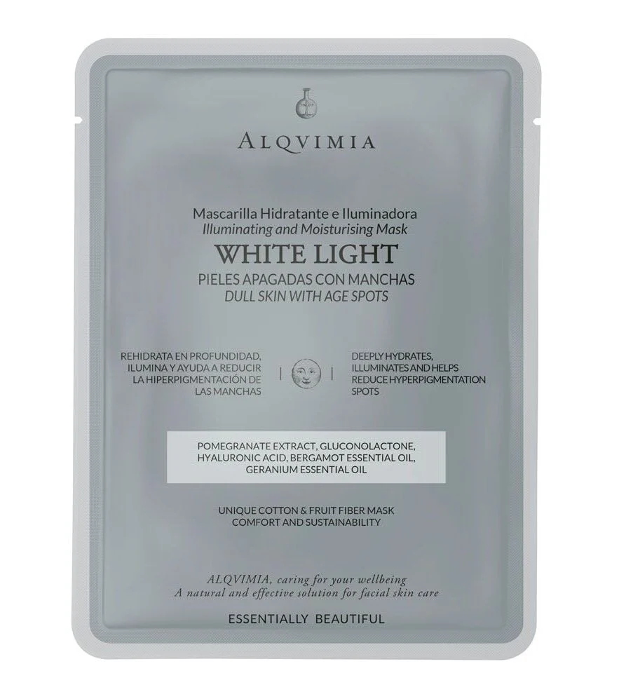 Alqvimia White Light Illuminating Moisturizing Facial Mask. 5 enheter