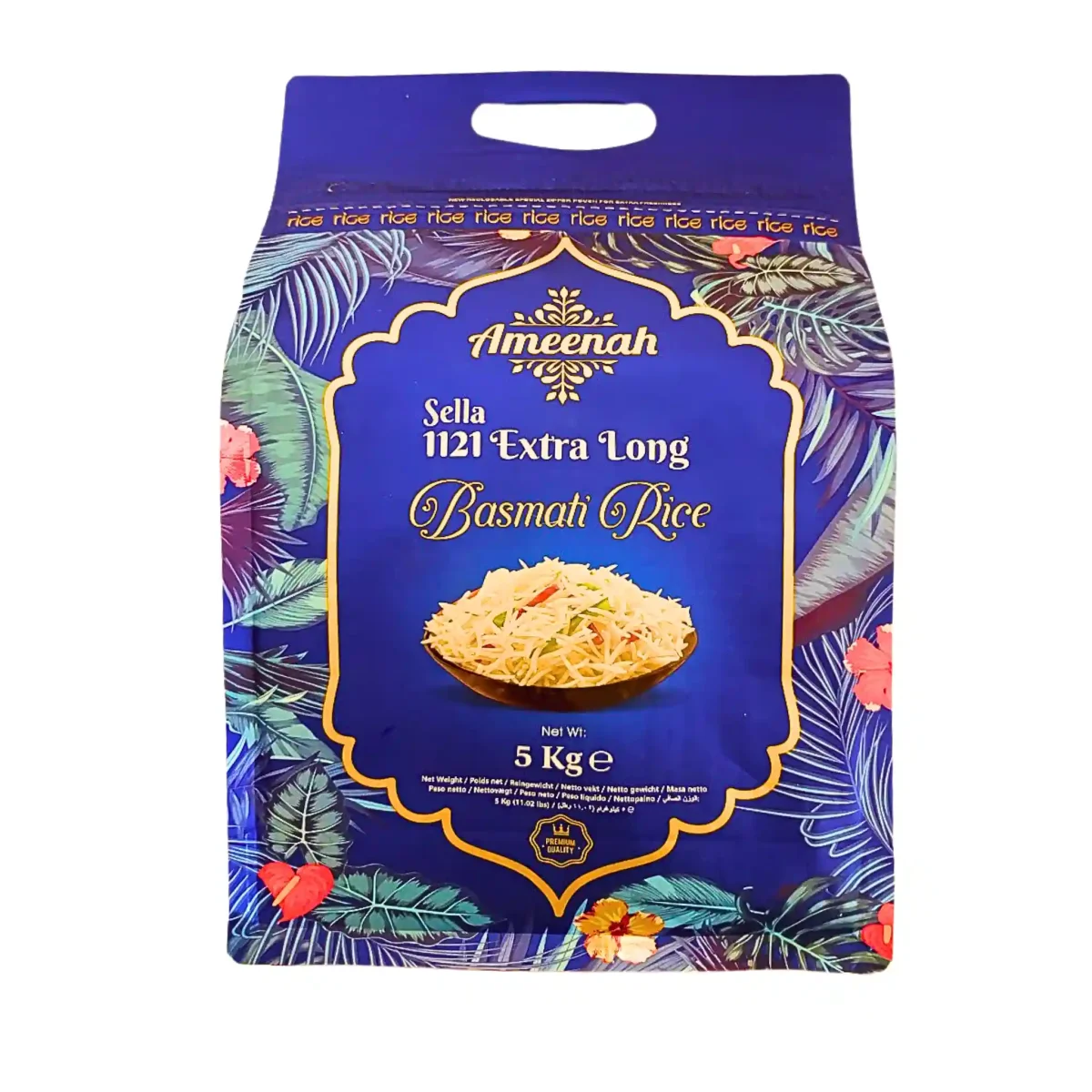 Ameenah Basmati Extra Long Ris 5kg - Bild 2