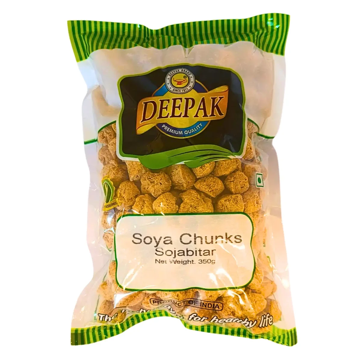 Deepak Soya Chunks 350g - Bild 2