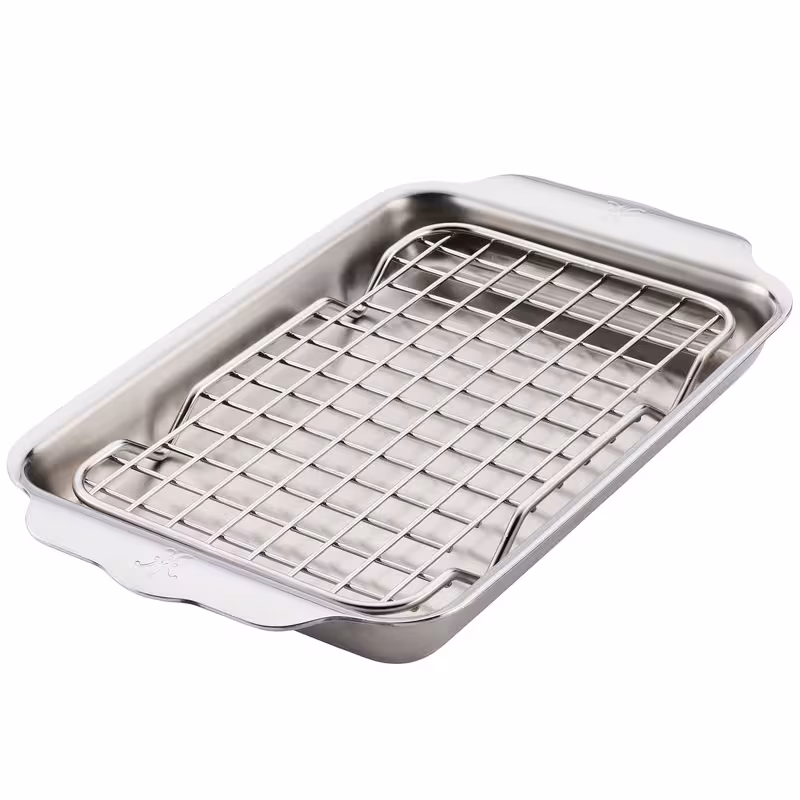 Hestan Ovenbond ugnsplåt med galler 16 x 28 cm