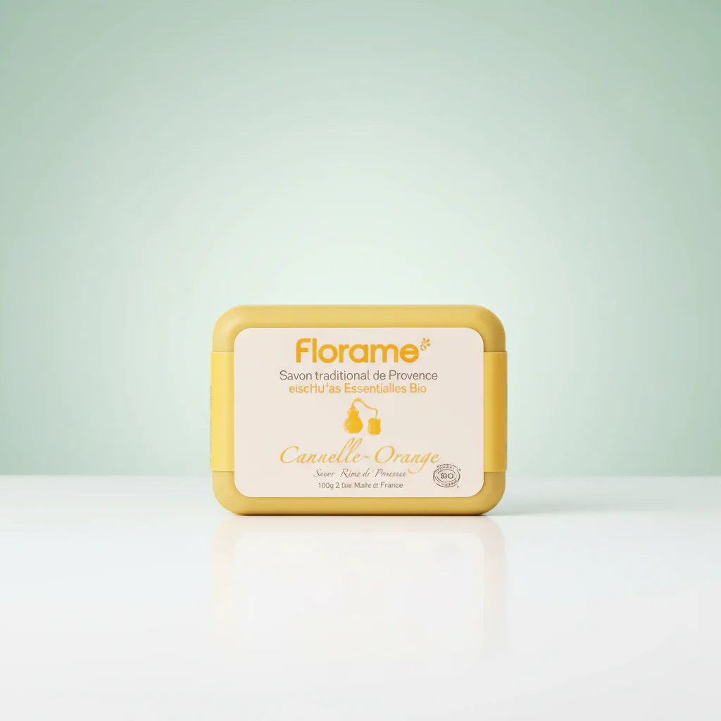 Florame traditionell provensalsk kanel och apelsintvål 100g