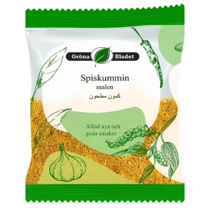Gröna Bladet Spiskummin, Malen 40g - Ge din matlagning en smakrik och värmande touch!