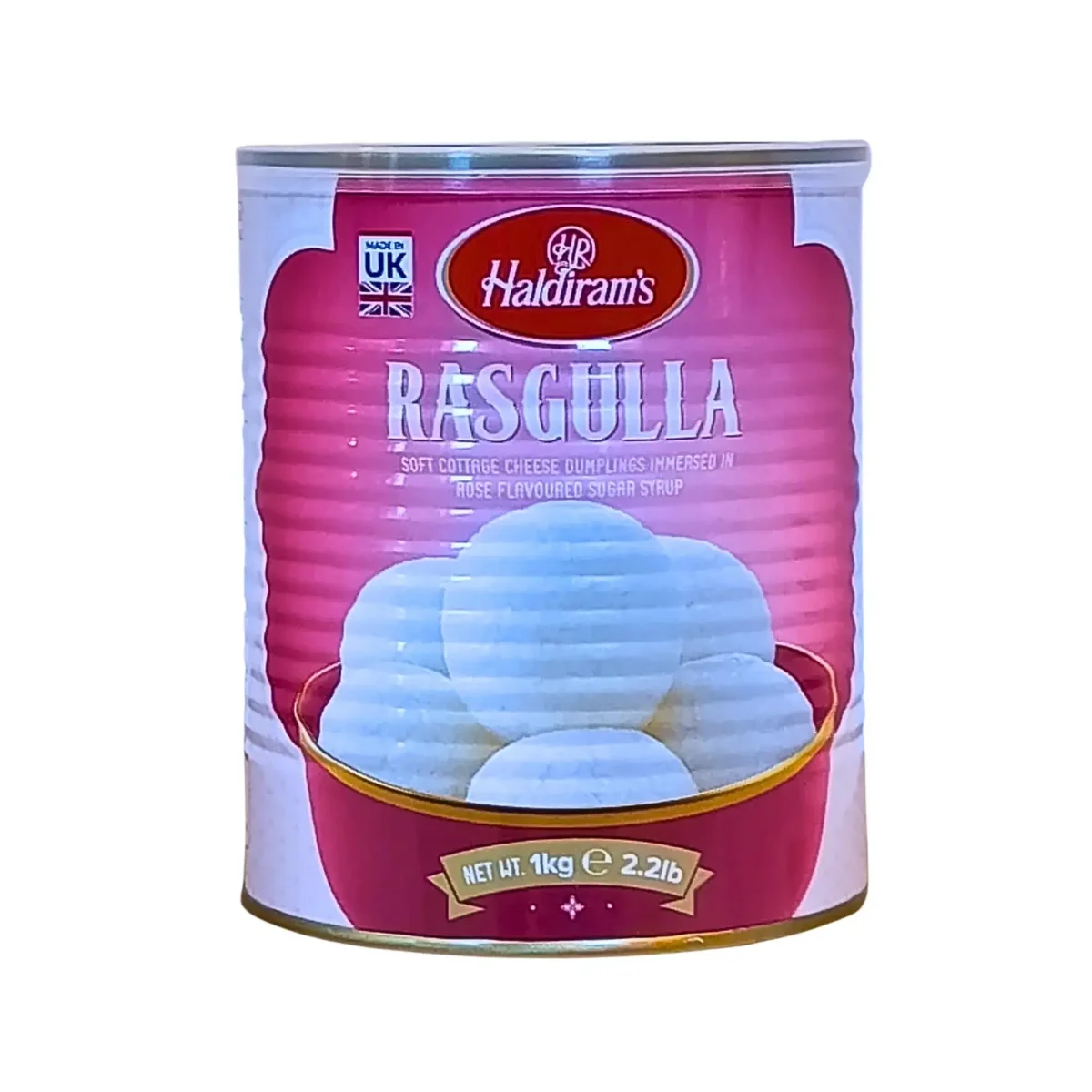 Haldiram’s Rasgulla 1kg – Utgånget datum med garanti