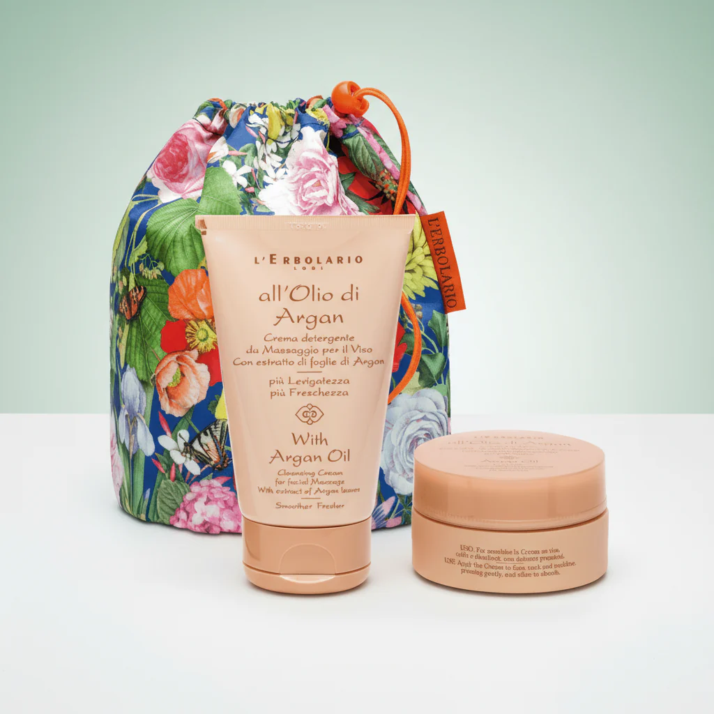 L'Erbolario BeautyBag Arganolja 50ml + 150ml