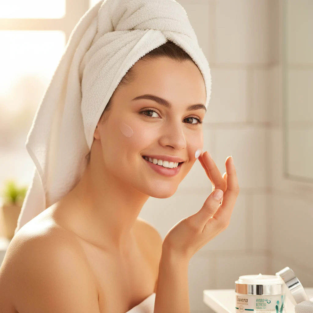 Lavera Hydro Refresh Gel Cream med alger och hyaluronsyra 50ml - Bild 3
