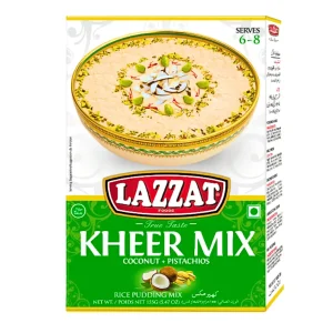 Lazzat Kheer Mix Kokos Pistage 155g - Utgånget datum nyligen med garanti