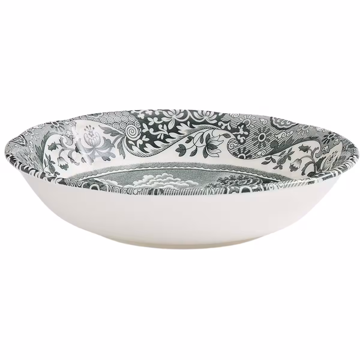 Spode Heritage Green Italian skål 15 cm, grön/vit - Bild 3
