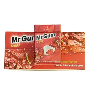 Mr Gum Mega Watermelon tuggummi - Utgånget datum med garanti