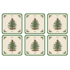 Spode Christmas Tree Glasunderlägg 6-pack