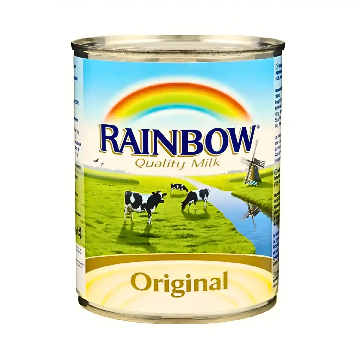 Rainbow Osötad Kondenserad Mjölk – 410g av Ren Kvalitet och Mångsidighet