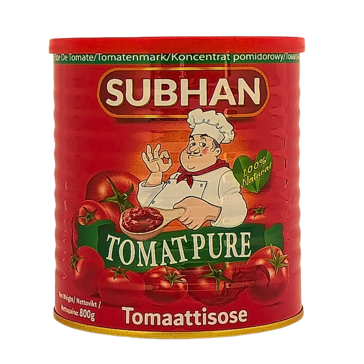 Subhan Tomatpuré 800g - Bild 2