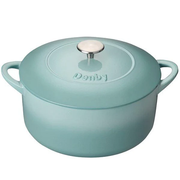 Denby Pavilion gjutjärnsgryta 26 cm blå - Bild 2