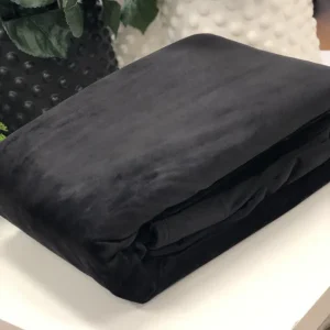 Sammetsgardin 2 längder | Svart