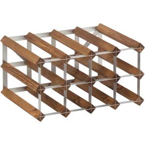 Traditional Wine Rack Vinställ Dark Oak 12 flaskor