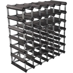 Traditional Wine Rack Vinställ Black 42 Flaskor